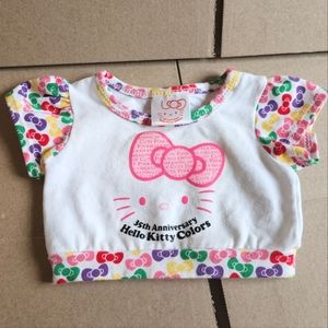 Hello kitty 35th anniversary Hello kitty build a bear shirt